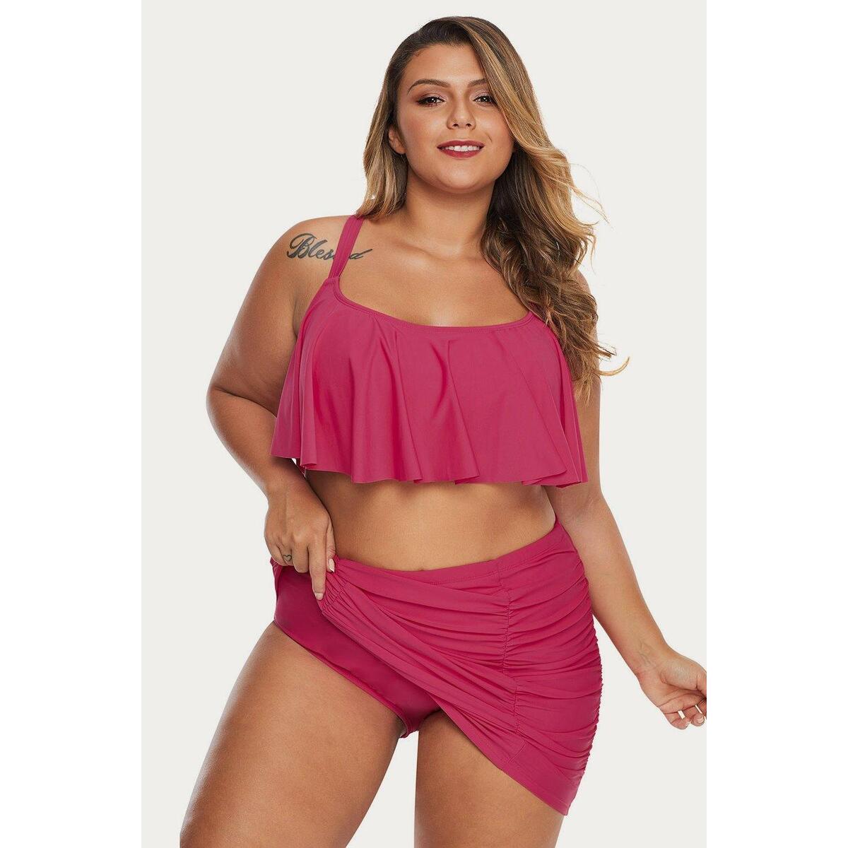 Strappy Ruffle Plus Size Promo Codes - RebateKey