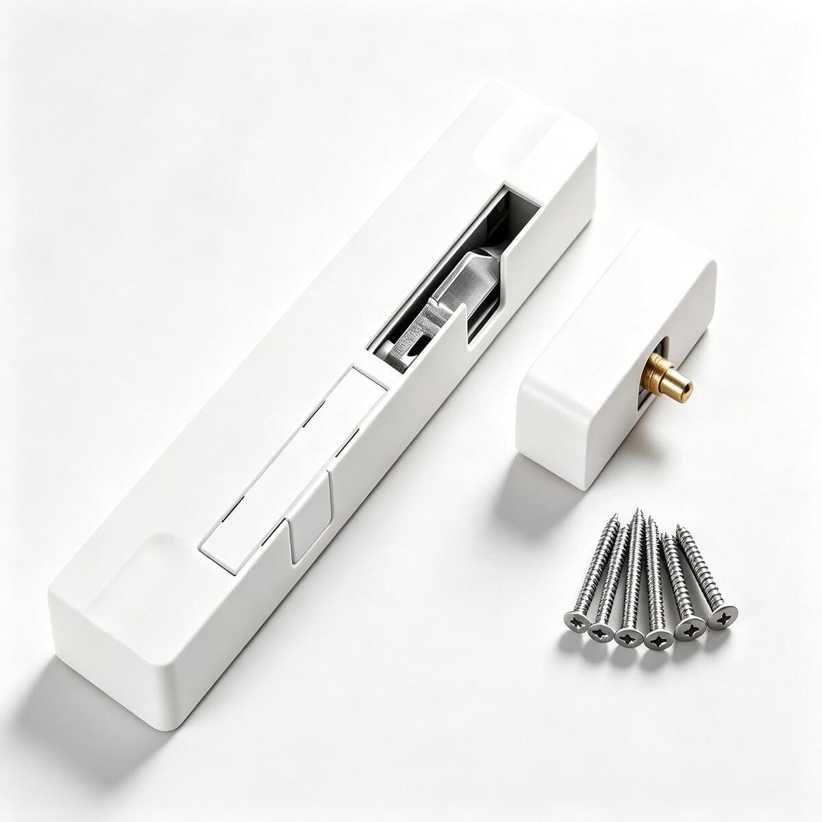 Hidden Automatic Door Closer Hydraulic Damper Top Mount White