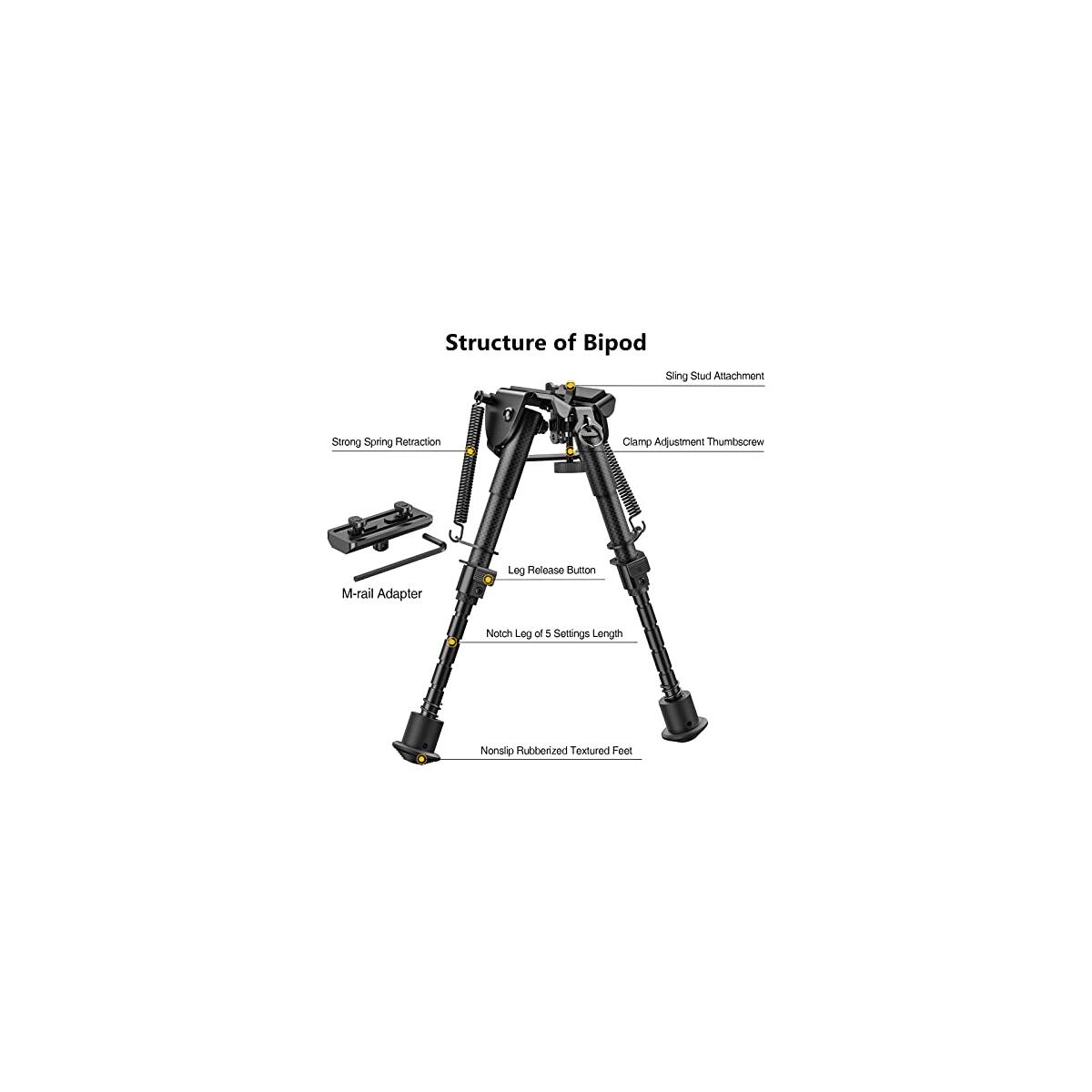 6 9 Inches Bipod With Adapter Promo Code - RebateKey
