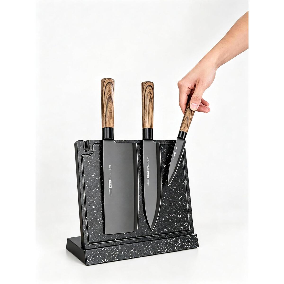 Freestanding Magnetic Knife Holder for Countertop
