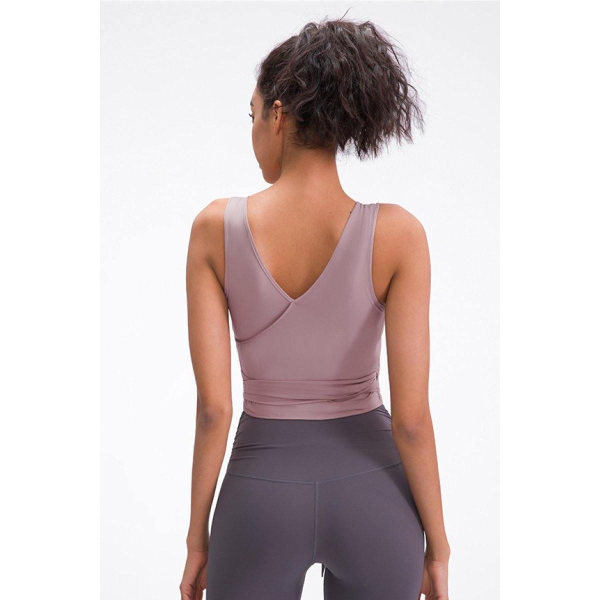 Tied V Neck Active Promo Code - RebateKey