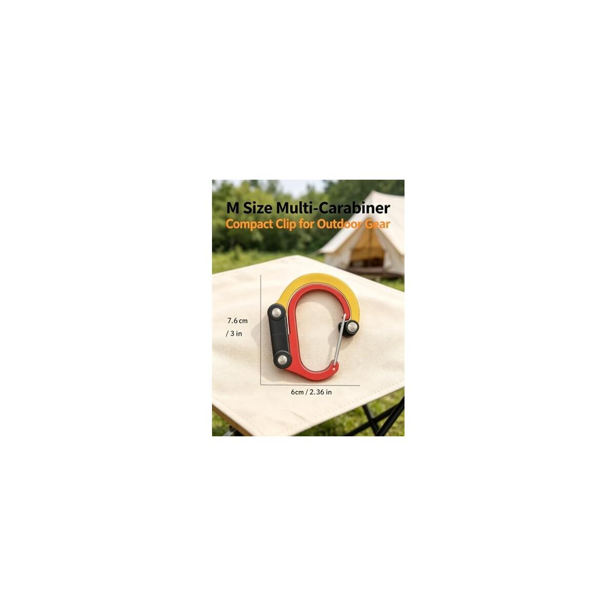 Pack Rotatable D Shape Carabiner Coupon - RebateKey