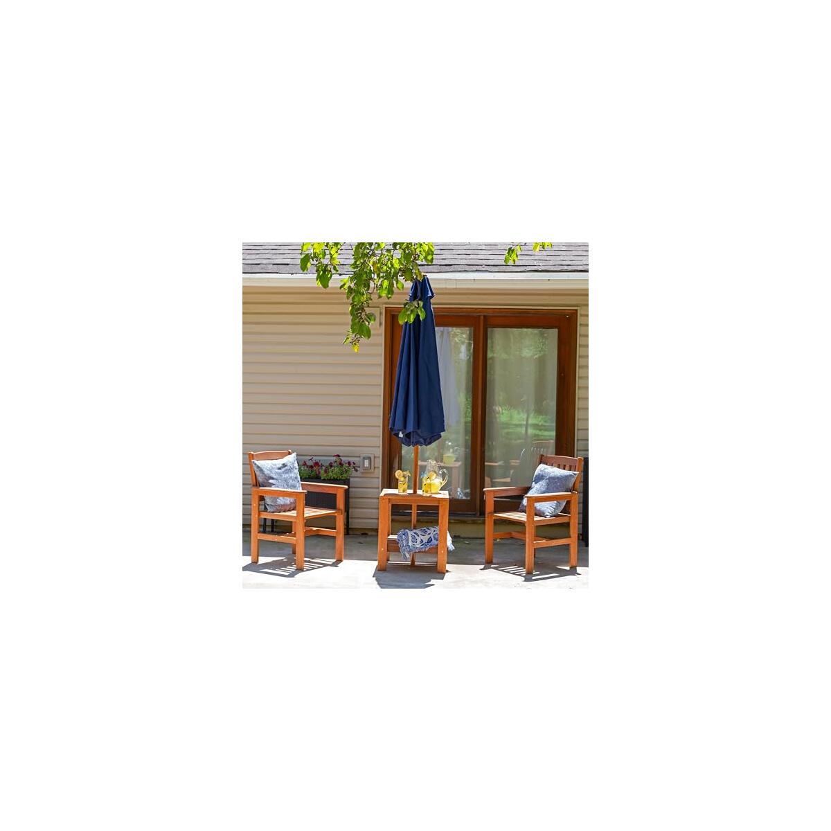 Sunnydaze Meranti Wood Piece Deals - RebateKey