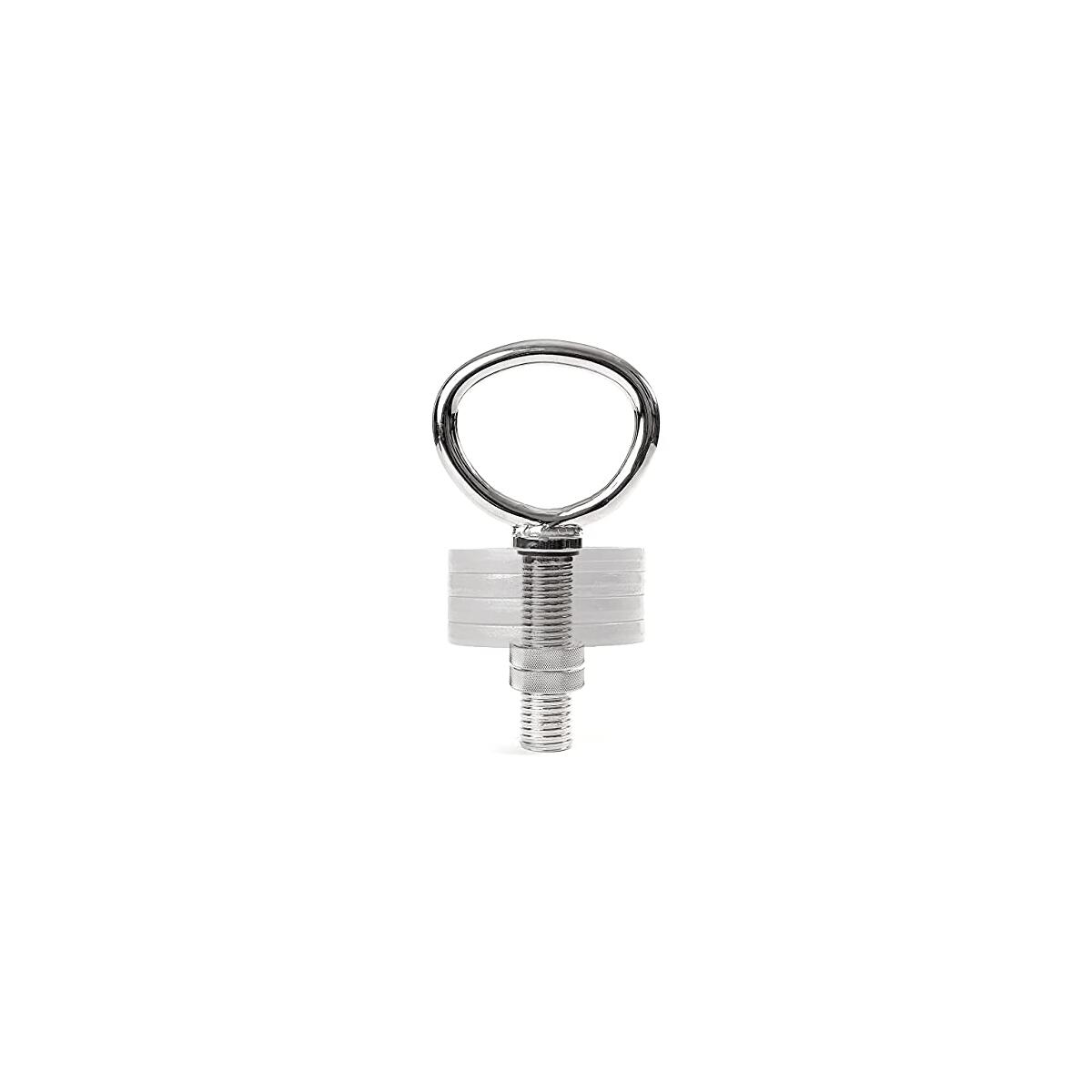 NewMe Fitness Adjustable Kettlebell Handle for Strength Training Kettlebells for Weight Plates - Home or Gym Workout- Ergonomic Design for a Comfortable, Non-Slip Grip