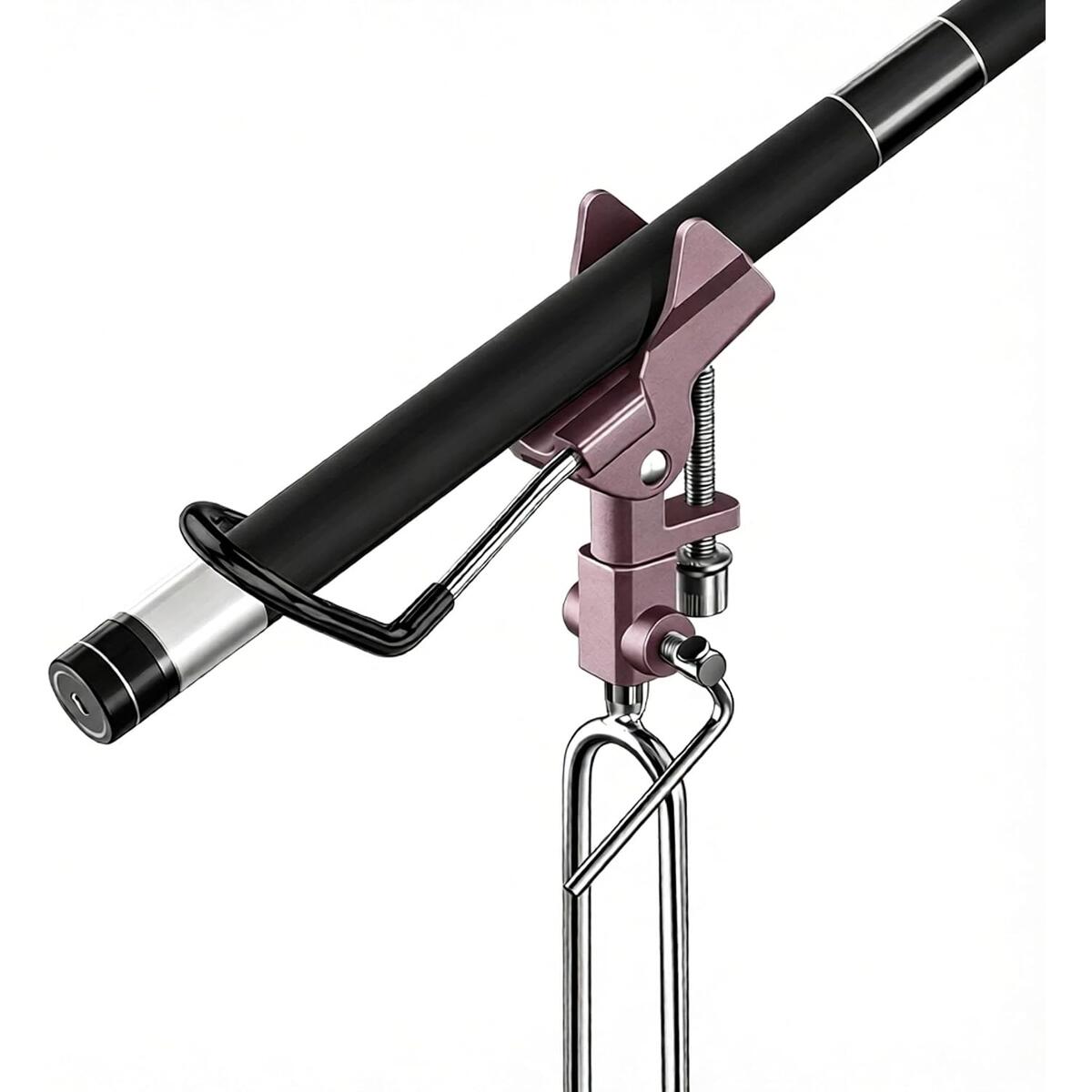 Aluminum Alloy Fishing Rod Ground Holder with Dual Slot
