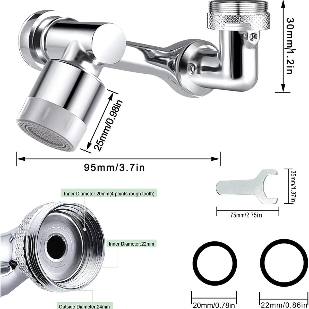 Faucet Extender Rotating Splash Deal - RebateKey