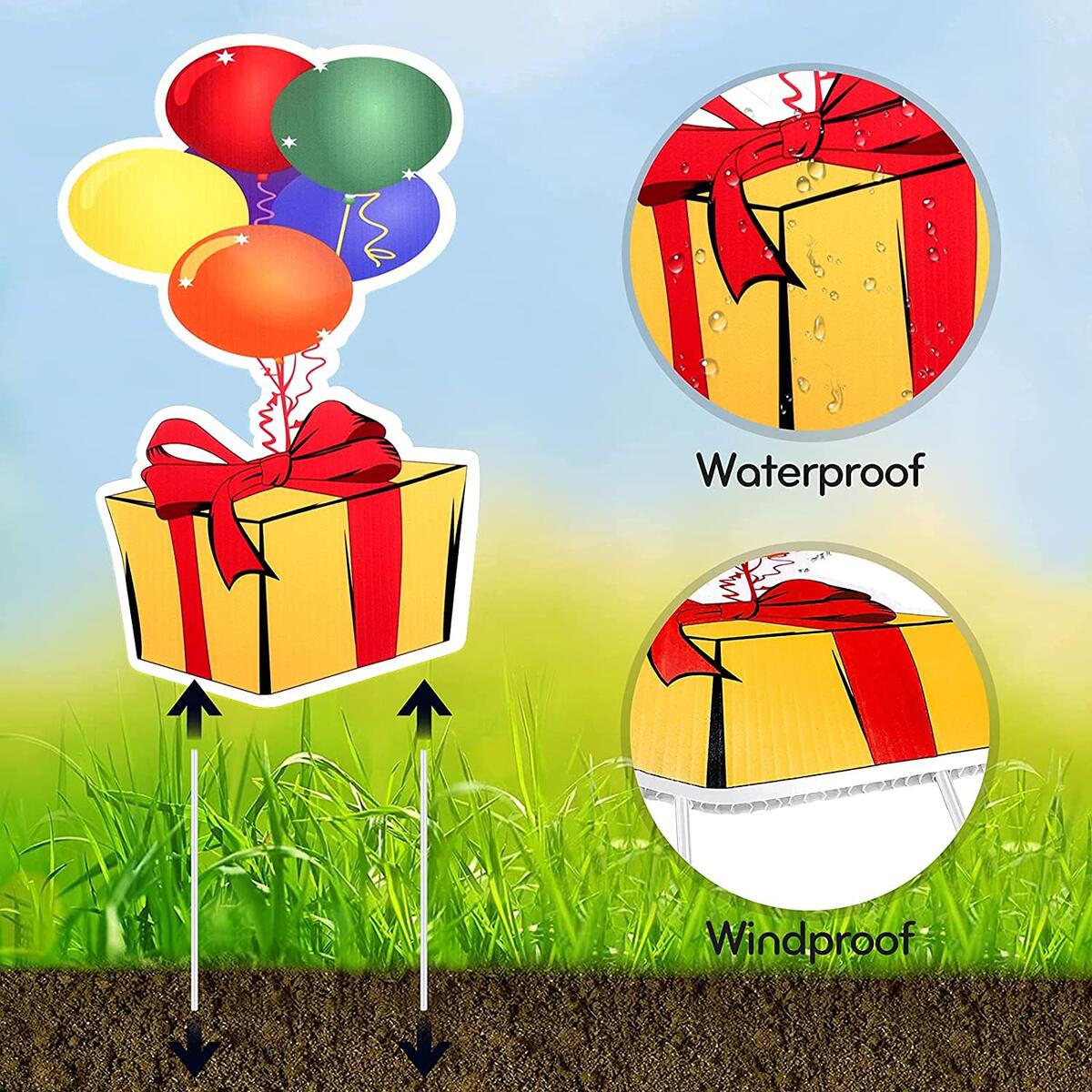 Happy Birthday Lawn Decorations Deal - RebateKey