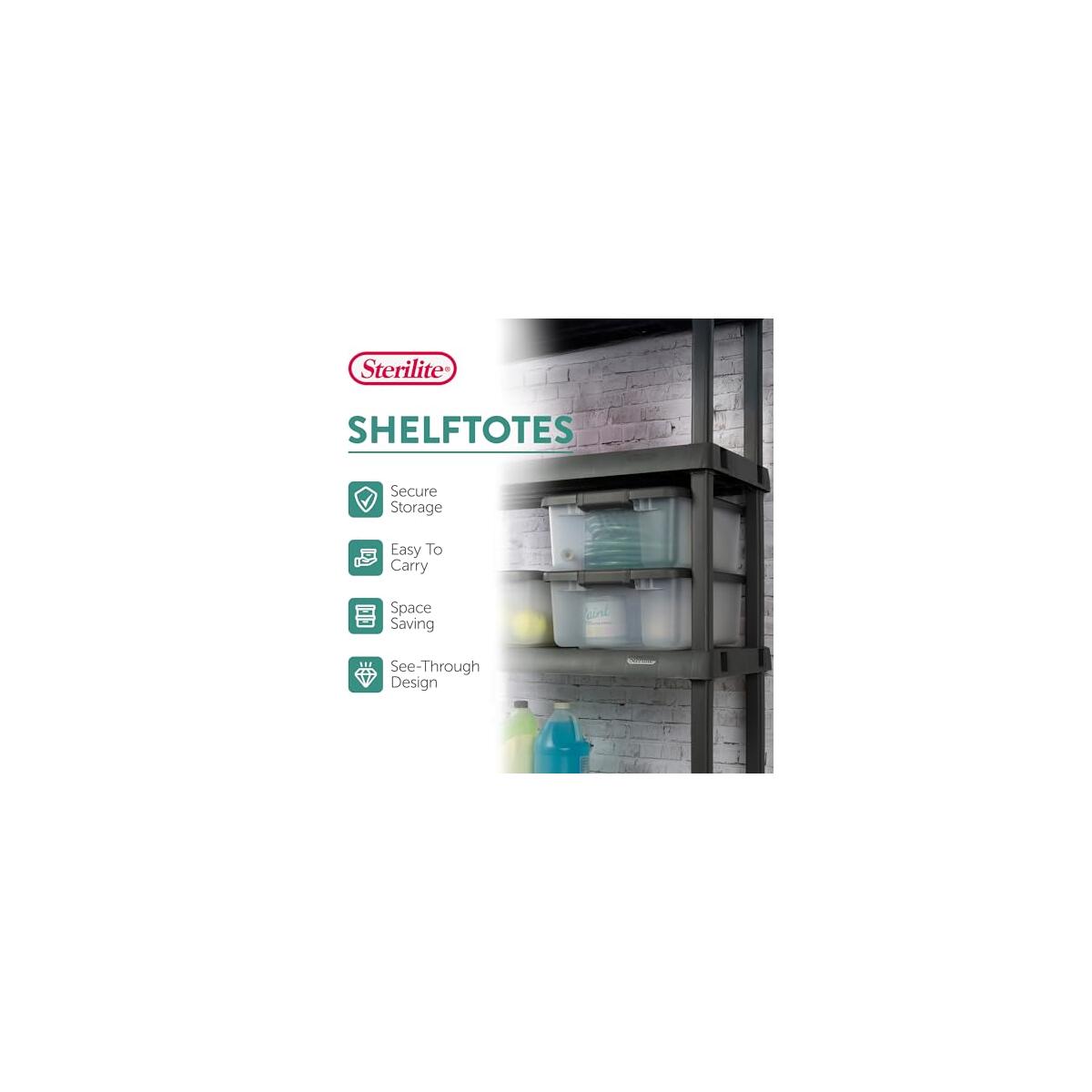Sterilite Pack Shelftote Clear Deal - RebateKey