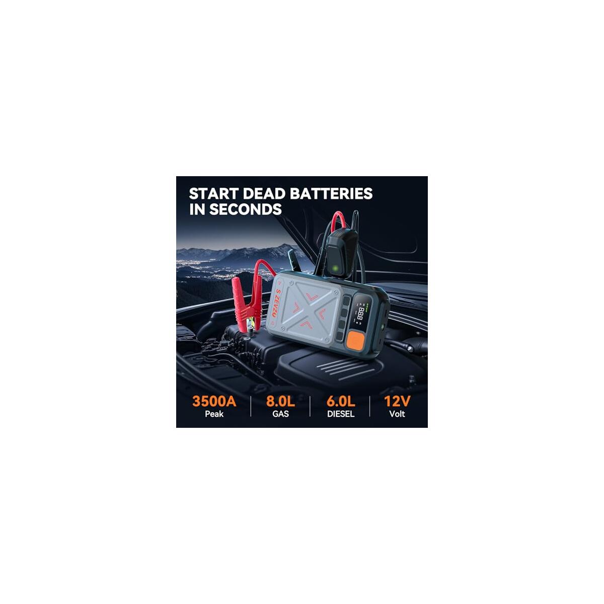 10 In 1 Car Jump Starter With Air Compressor Deal - RebateKey