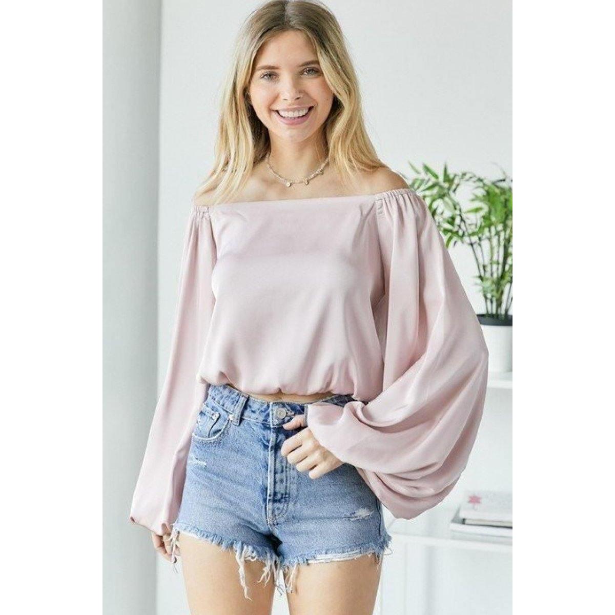 Satin Off Shoulder Balloon Coupons - RebateKey
