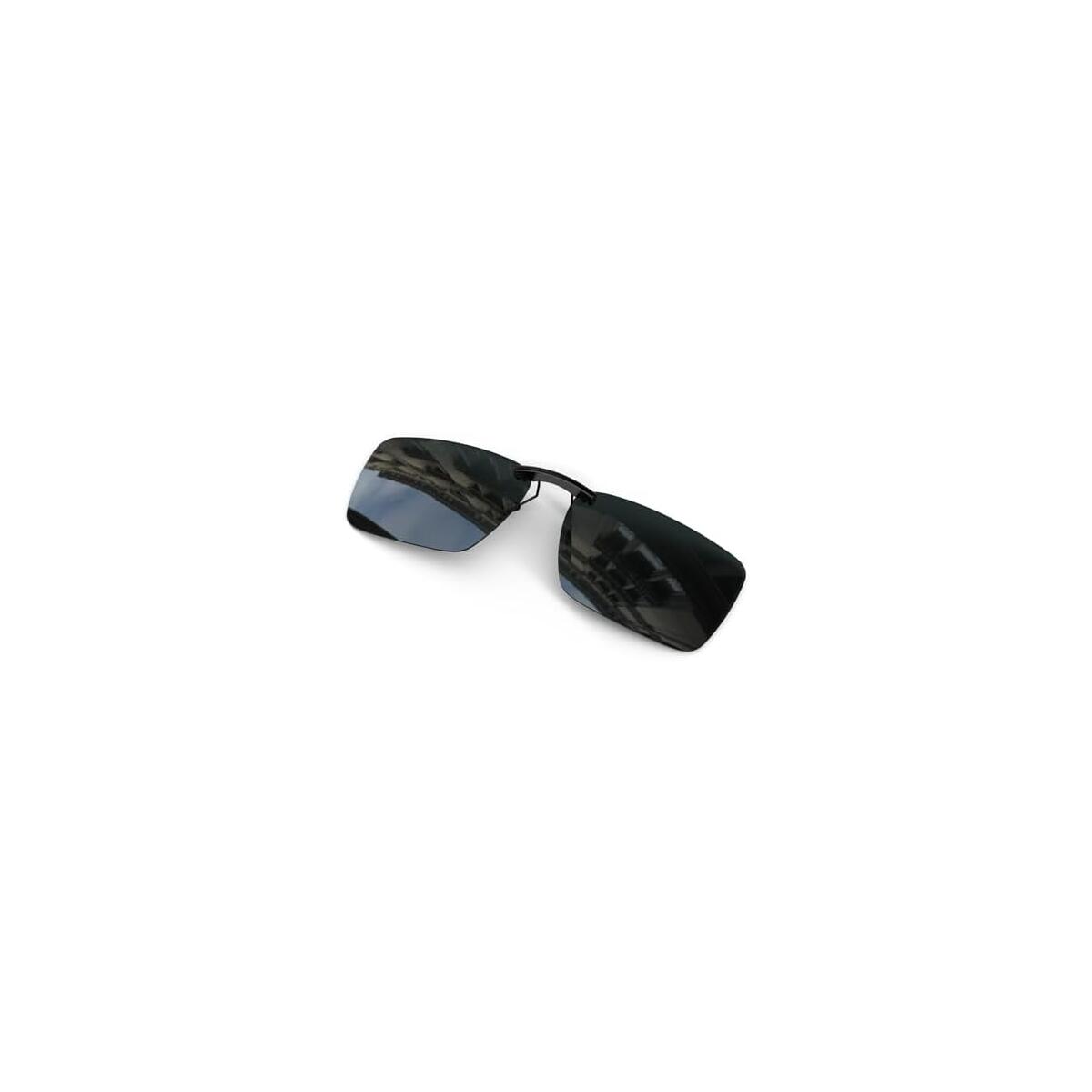 ANYLUV Clip on Polarized Night Vision Sunglasses, Night Vision Driving Sunglasses Non-Flip Up Glasses for Men Women