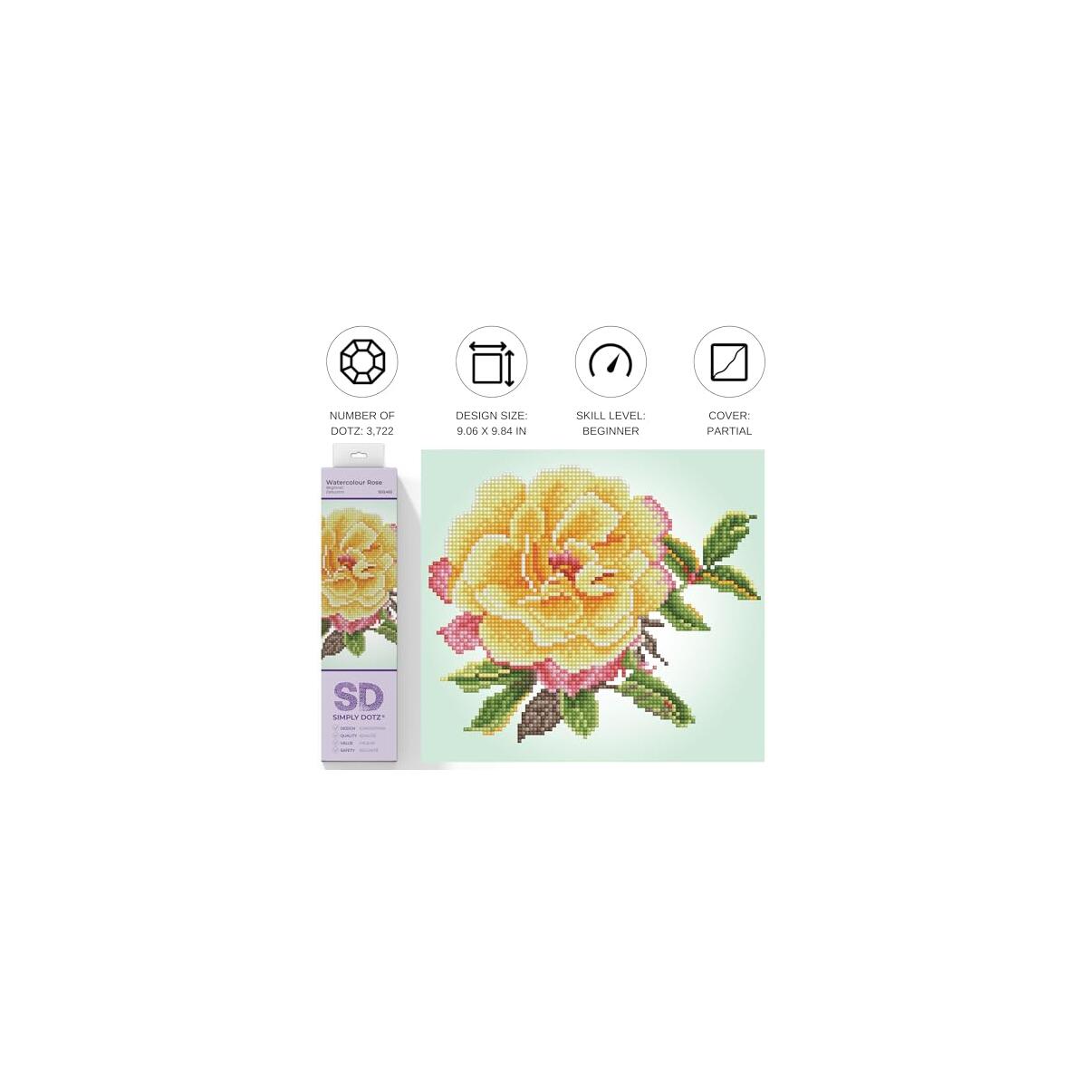Diamond Dotz Watercolour Rose Coupon - RebateKey