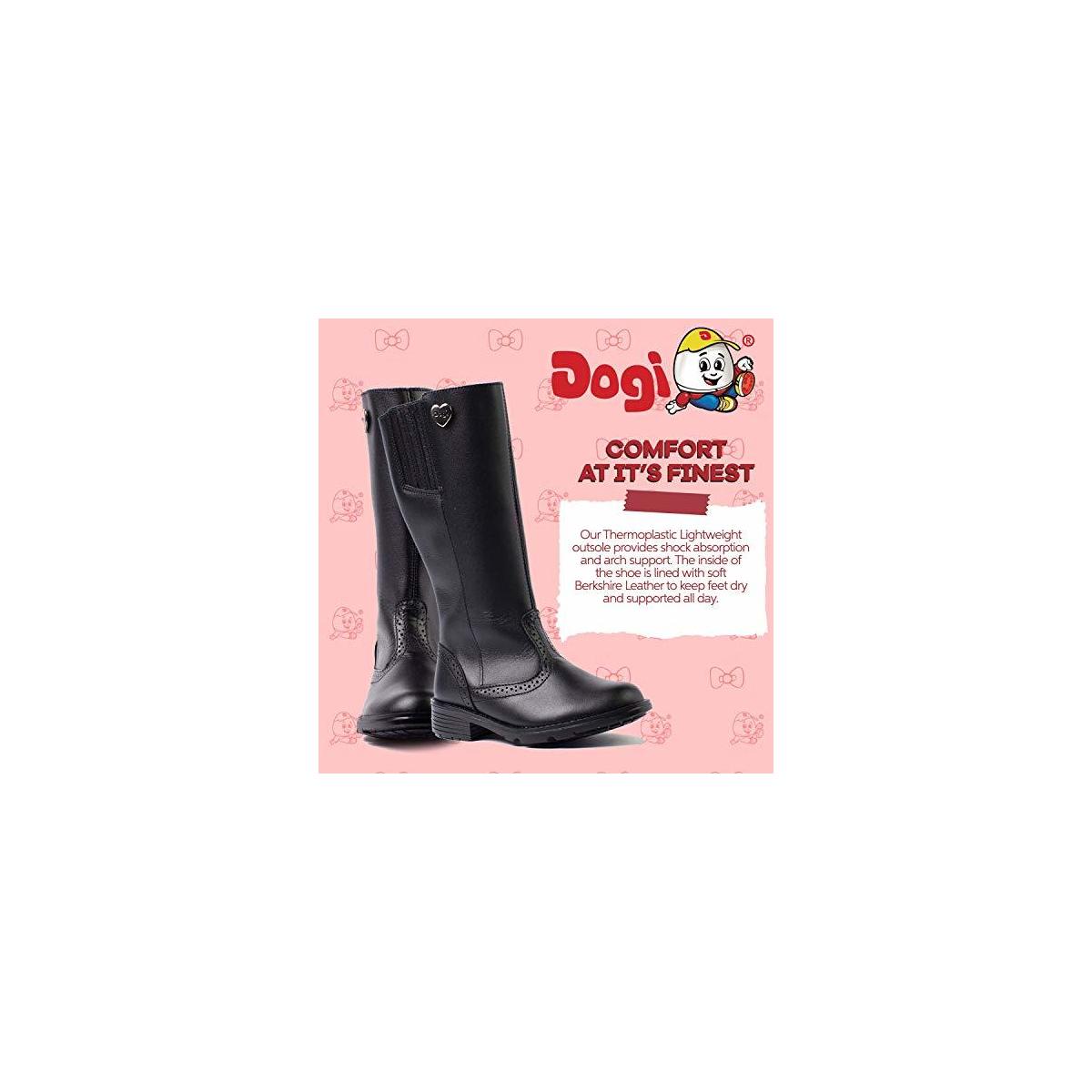 Dogi Little Girls Knee High Riding Boots Full Grain Premium Leather Boot With Promo Code - RebateKey