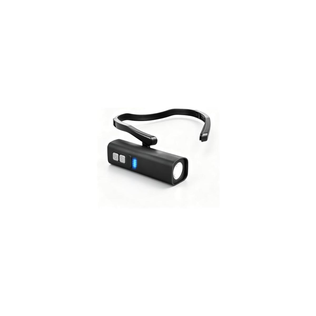 LED Headlamp Rechargeable with Wave Sensor Control