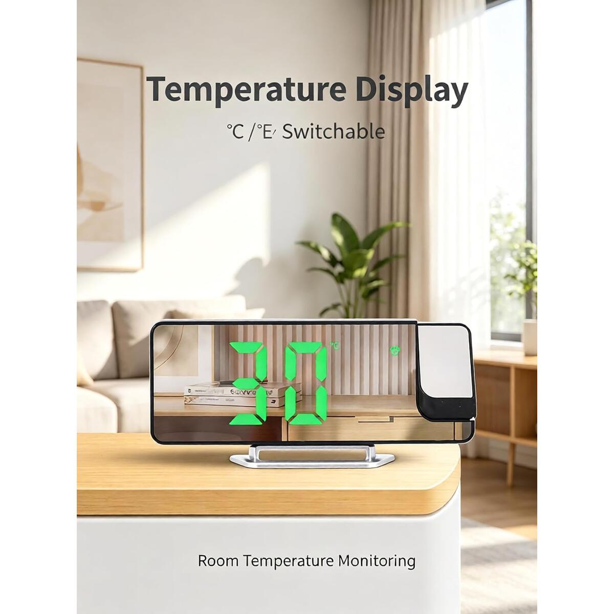 Led Mirror Projection Alarm Deal - RebateKey