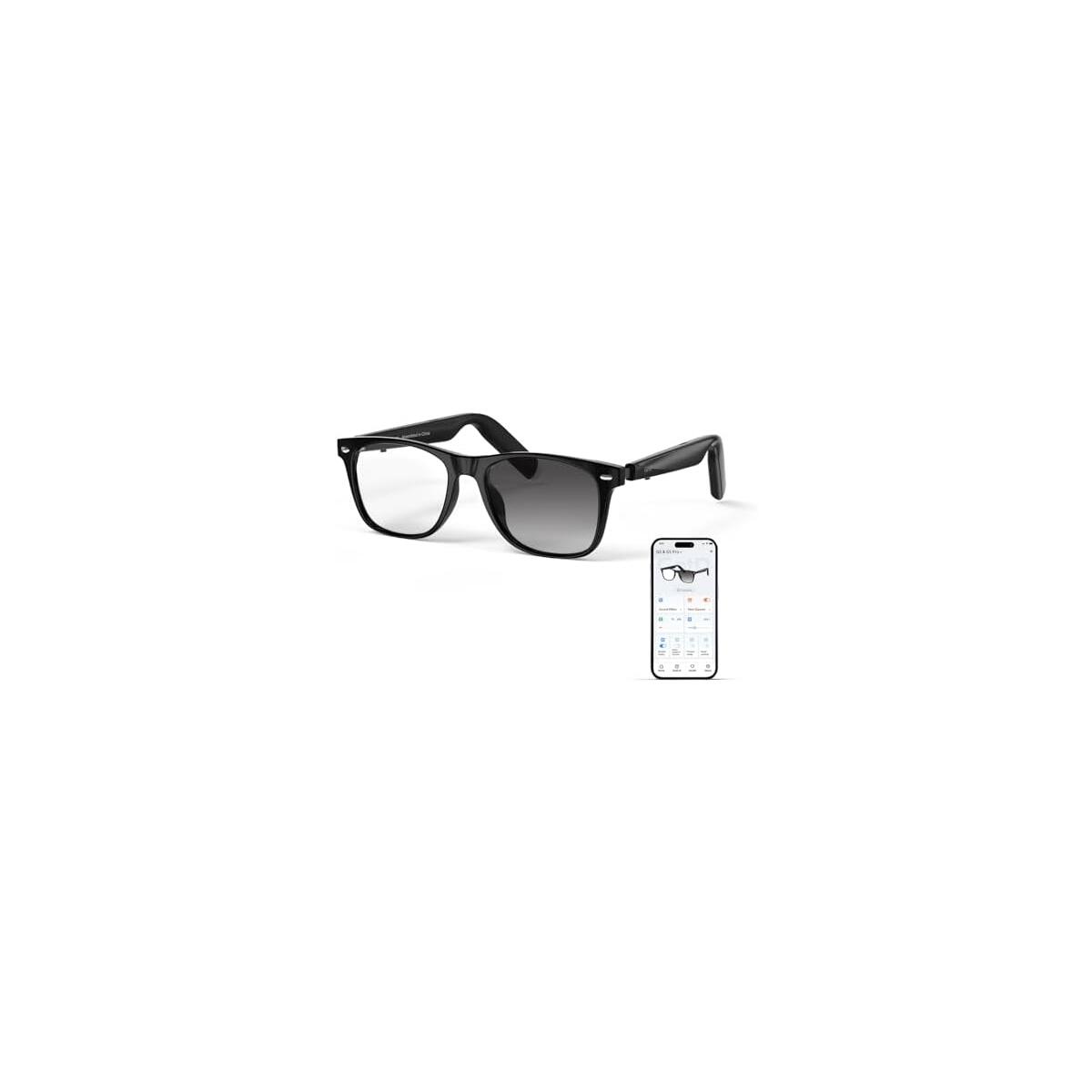 GetD 2026 AI Glasses for Men & Women, Smart Glasses Powered by ChatGPT, AI Real-time Translation with 145 Languages, 11H Music Play, Bluetooth Glasses with Photochromic Lens for Daily Use, Travel