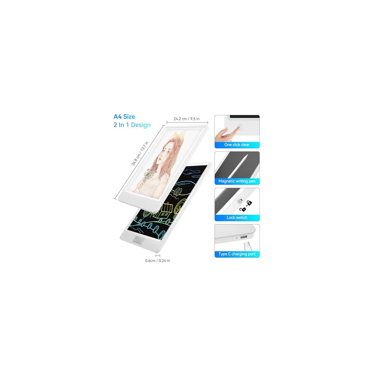 2 In 1 Lcd Writing Tablet Coupon - RebateKey