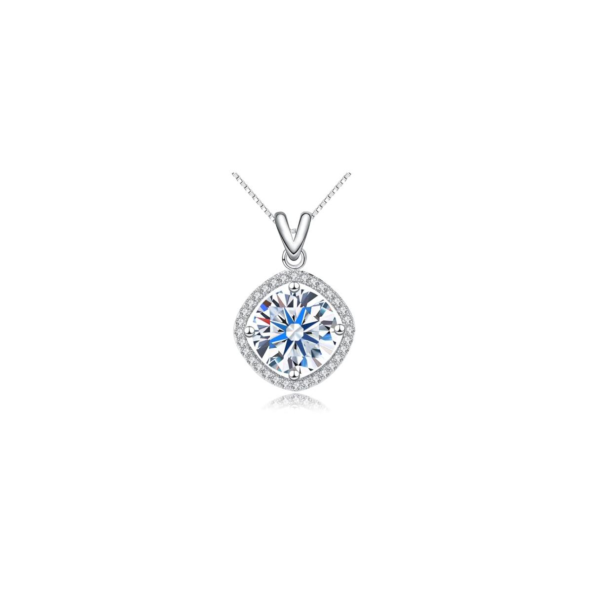 Carat Moissanite Pendant Necklace 1 Coupon - RebateKey