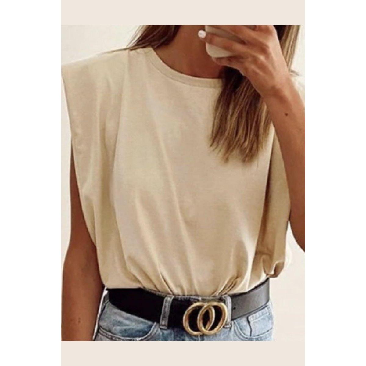 Street Style Shoulder Padded Deal - RebateKey