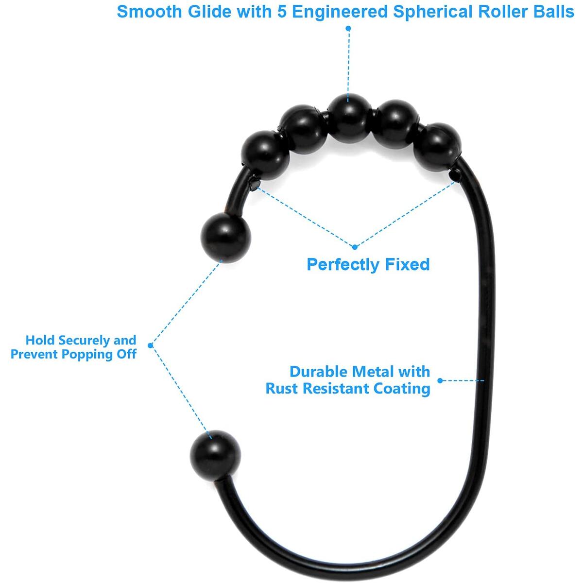 Shower Curtain Hooks Rings Deal - RebateKey