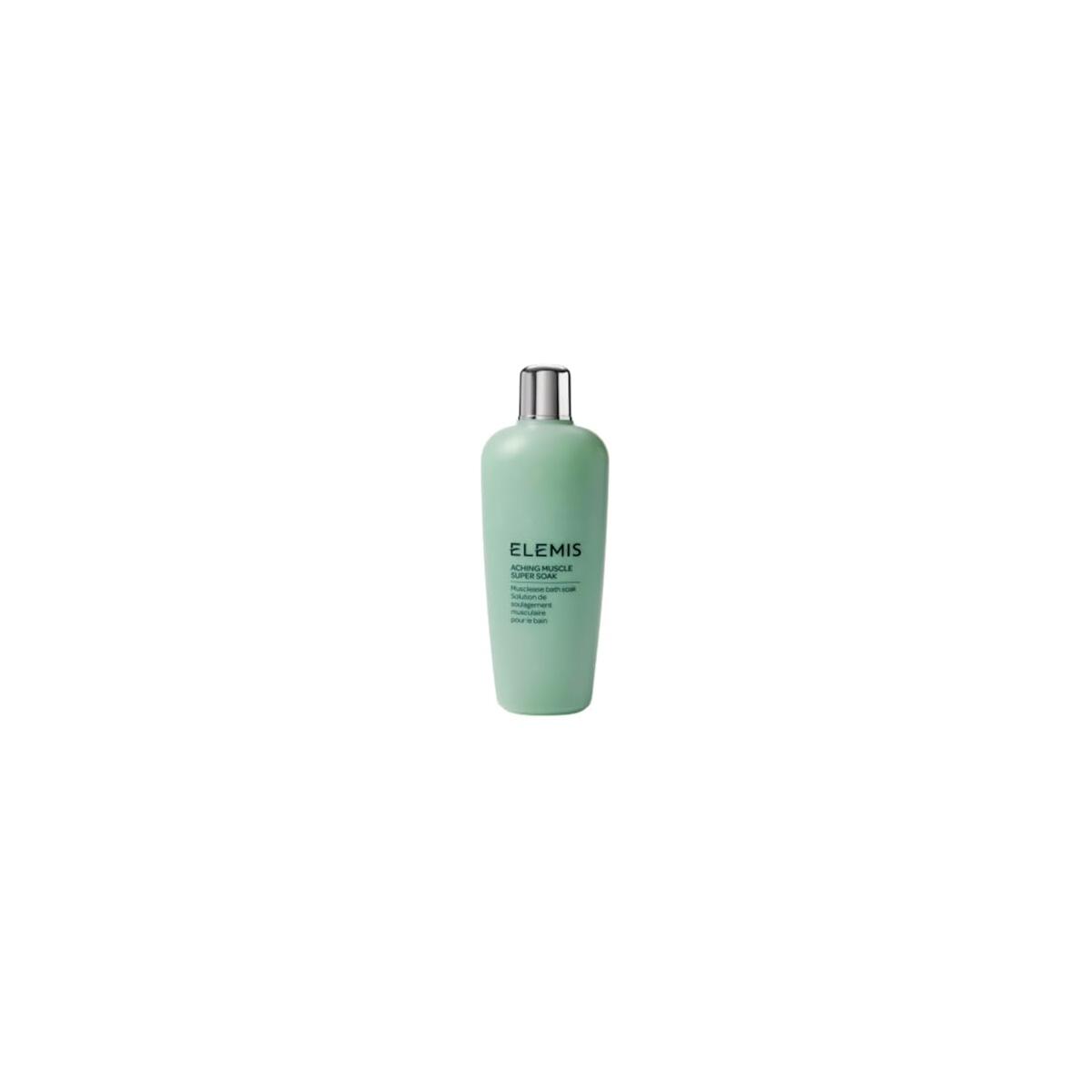 ELEMIS Aching Muscle Super Soak 400ml, Natural Bath Milk Soak To Ease Muscle Aches & Tension