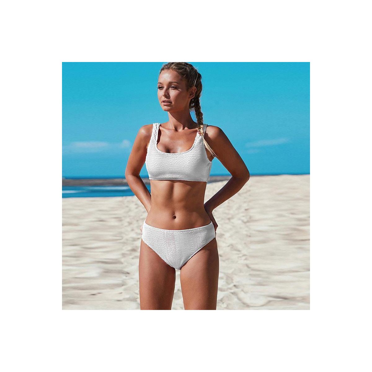 Scalloped Ribbed Bikini Set Deal - RebateKey