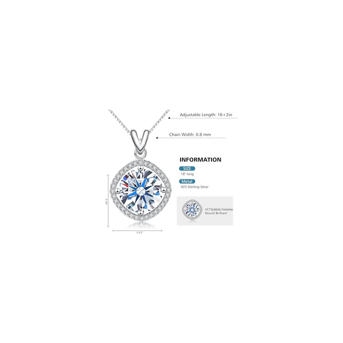 5 Carat Moissanite Pendant Deal - RebateKey