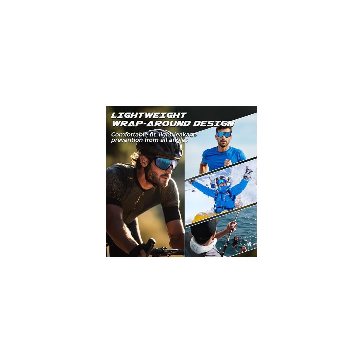 Cycling Sunglasses Polarized Sports Shades For Men Coupon - RebateKey
