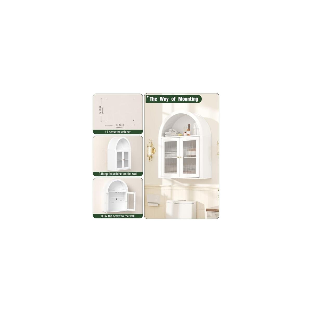 Medicine Cabinet With Arched Top Deal - RebateKey