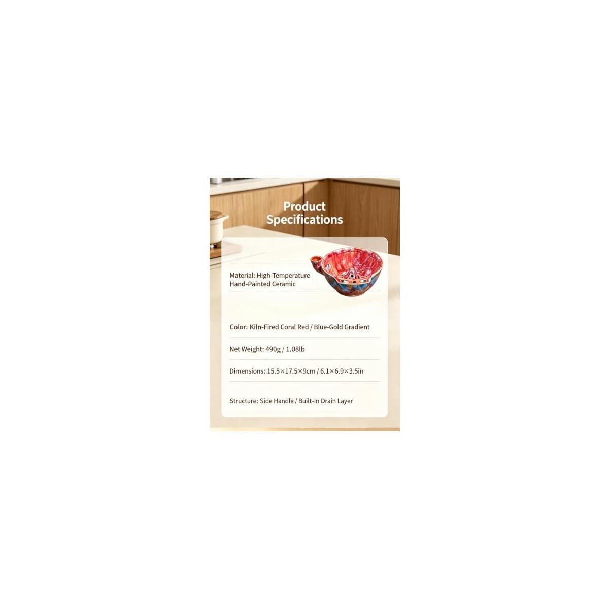Ceramic Fruit Bowl Colander Deal - RebateKey