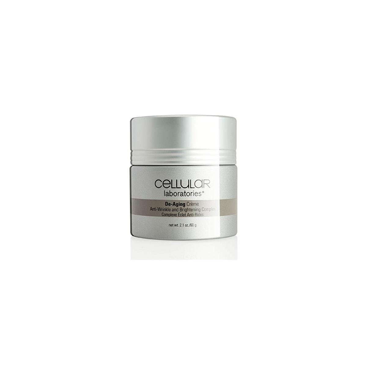 Cellular Laboratories De-Aging Cr&egrave;me, Boosts Skin Hydration, Promotes Exfoliation, Reduces Tired-Looking and Dull Skin, Targets Localized Hyperpigmentation, Market America (2.1 oz./60 g)