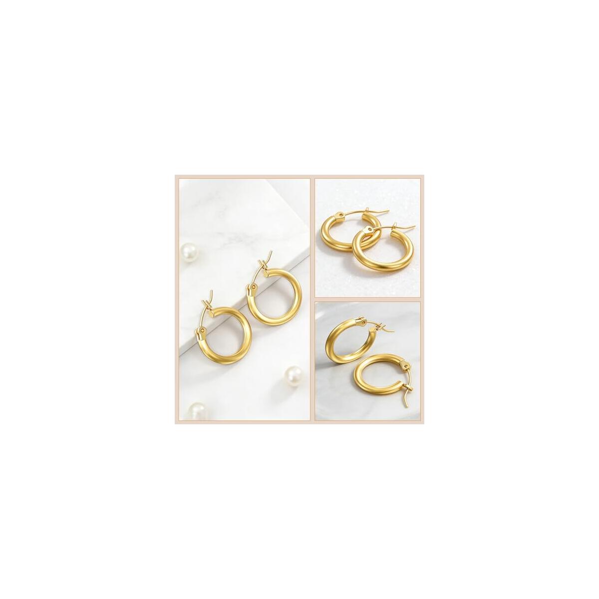 Mm Gold Earrings Post Deals - RebateKey