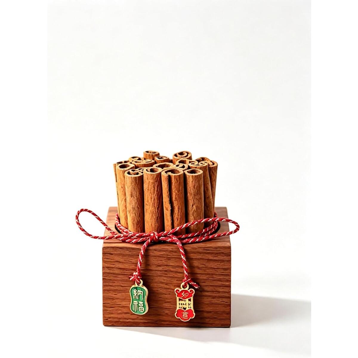 Cinnamon Stick Diffuser with Natural Wood Base