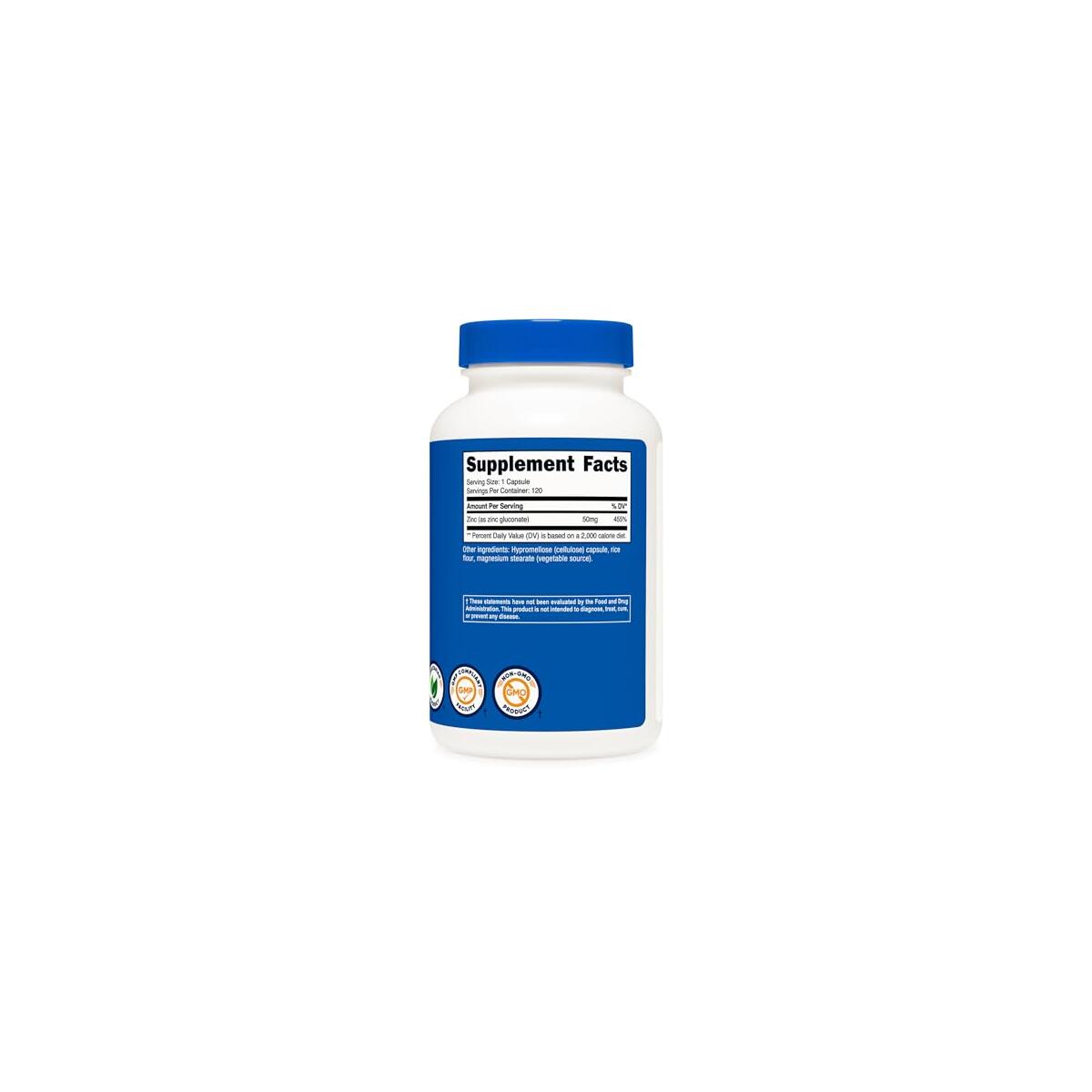 Nutricost Zinc Gluconate Vegetarian Deals - RebateKey