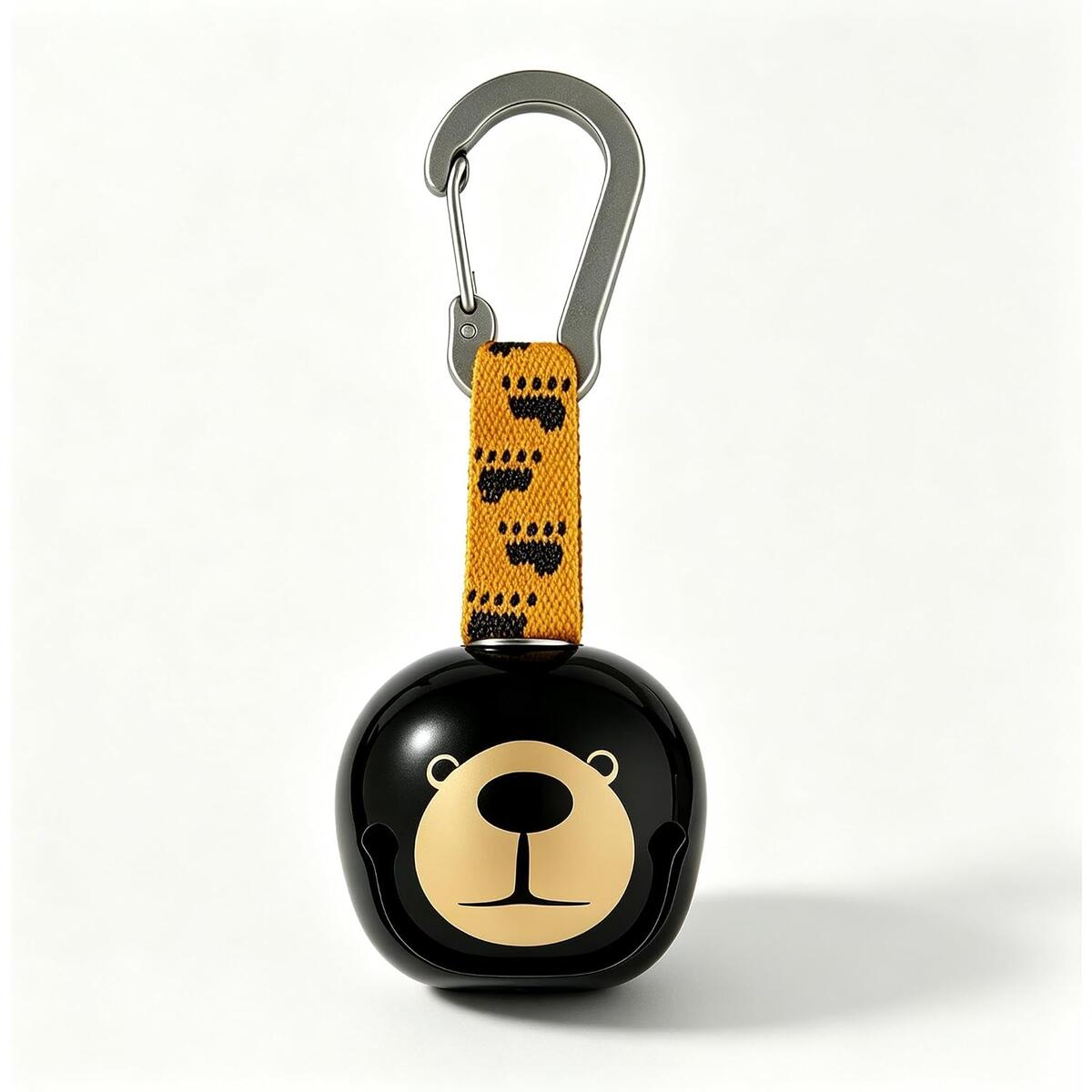 Bear Bell Wildlife Deterrent with Zinc Alloy Carabiner Clip