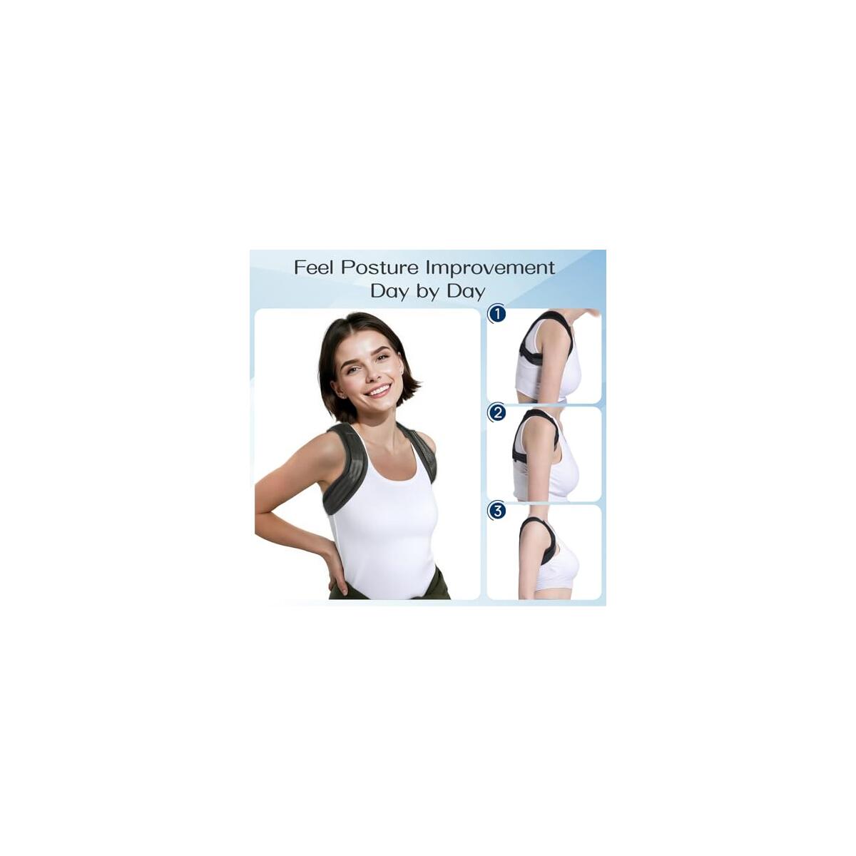 Upper Back Brace Posture Corrector For Women Men Promo Codes - RebateKey
