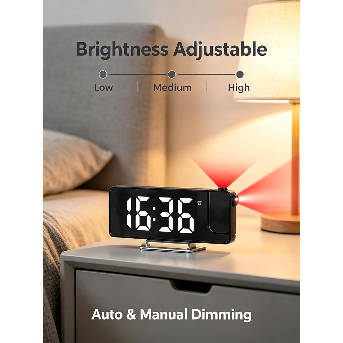 Led Mirror Projection Alarm Deal - RebateKey