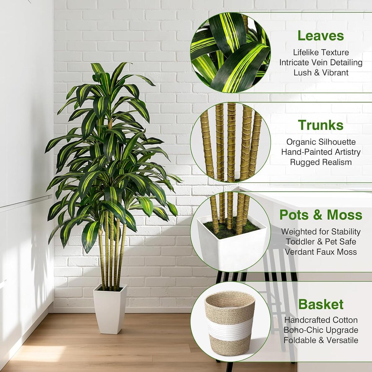 Artificial Dracaena Tree Deal - RebateKey