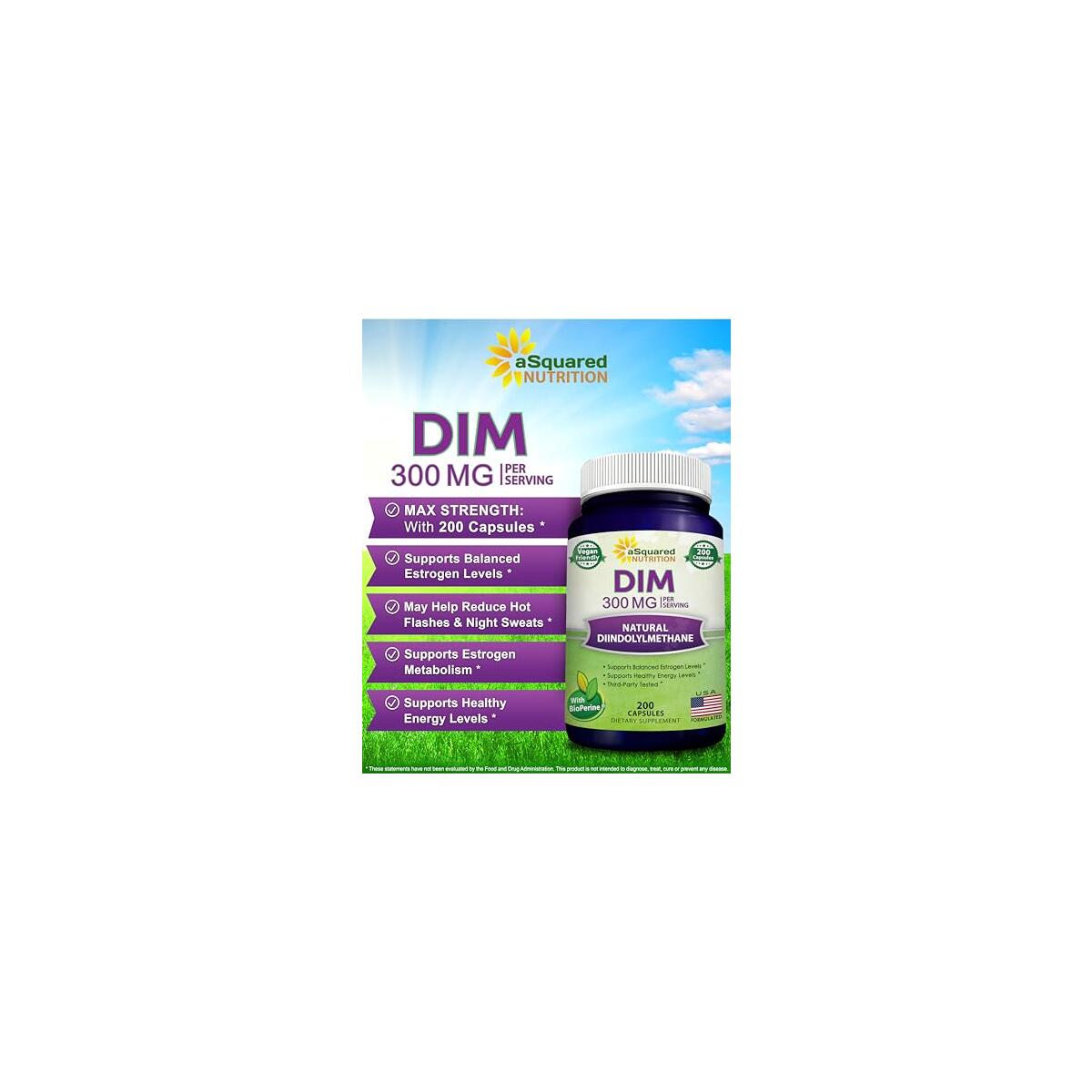 Asquared Nutrition Dim Supplement 1 Deal - RebateKey