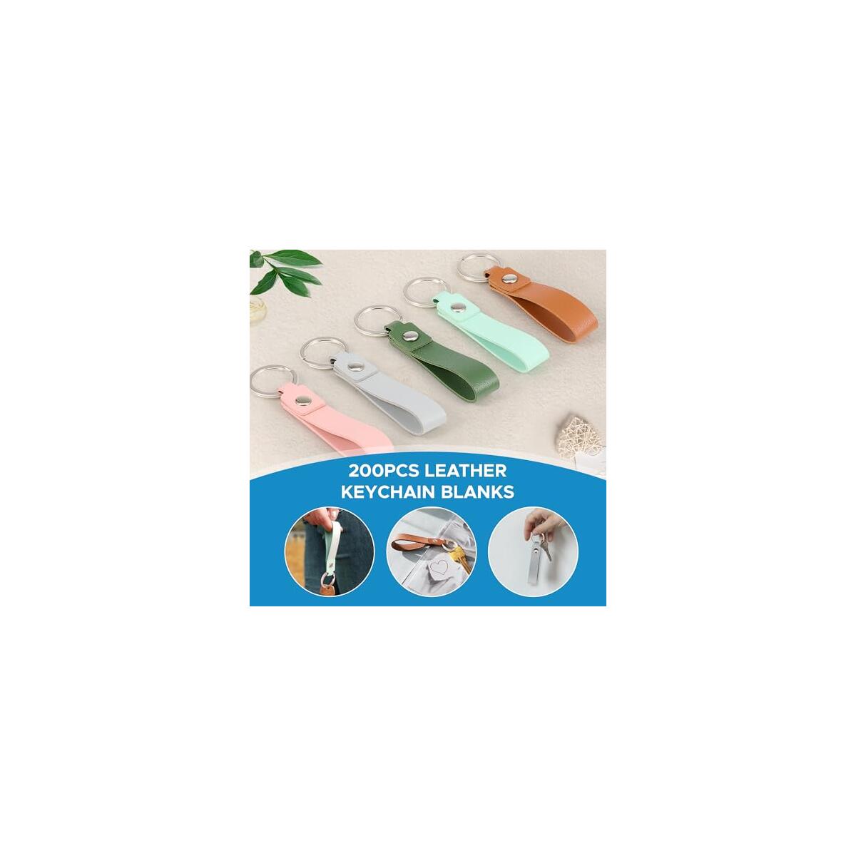 200pc Leather Key Fob Kit Coupon - RebateKey