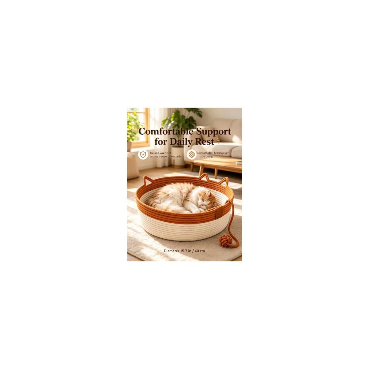 Handwoven Cotton Rope Cat Deal - RebateKey