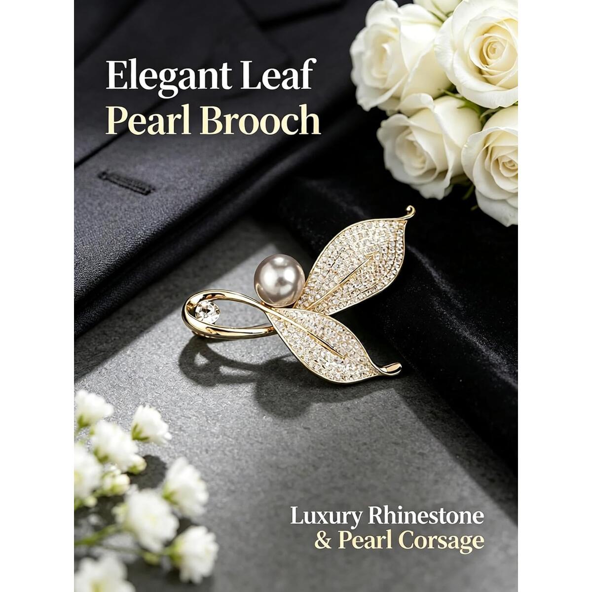 Leaf Pearl Brooch Promo Codes - RebateKey