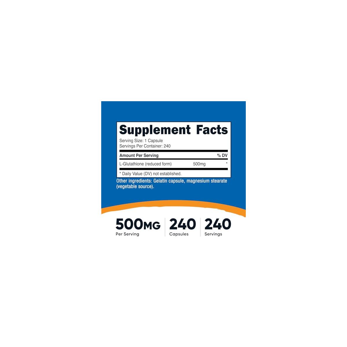 Nutricost Glutathione Capsules Mg Promo Code - RebateKey
