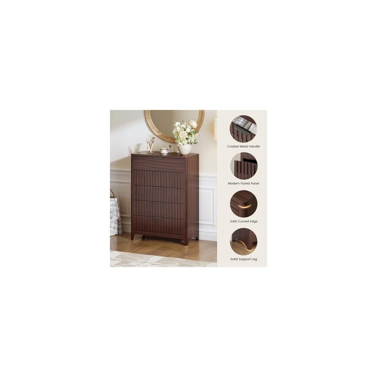Fluted 5 Drawers Promo Codes - RebateKey