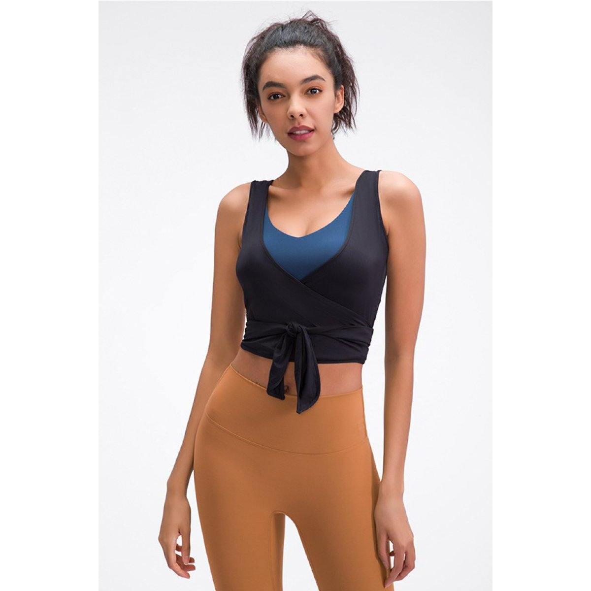 Tied V Neck Active Promo Code - RebateKey