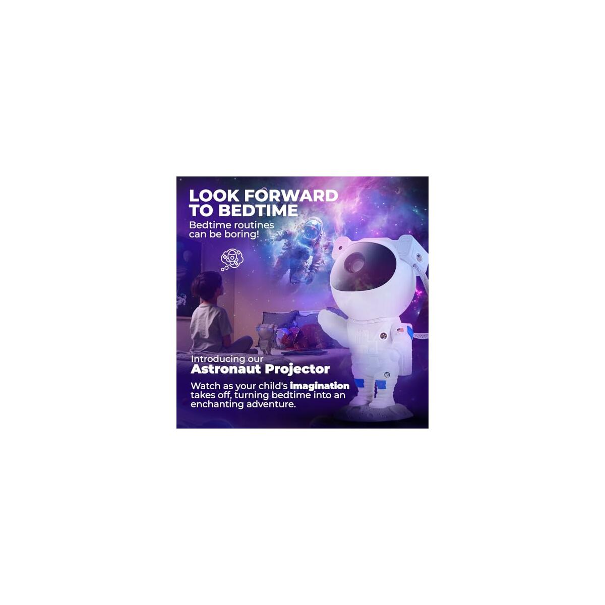 Mind Glowing Astronaut Galaxy Projector Coupons - RebateKey