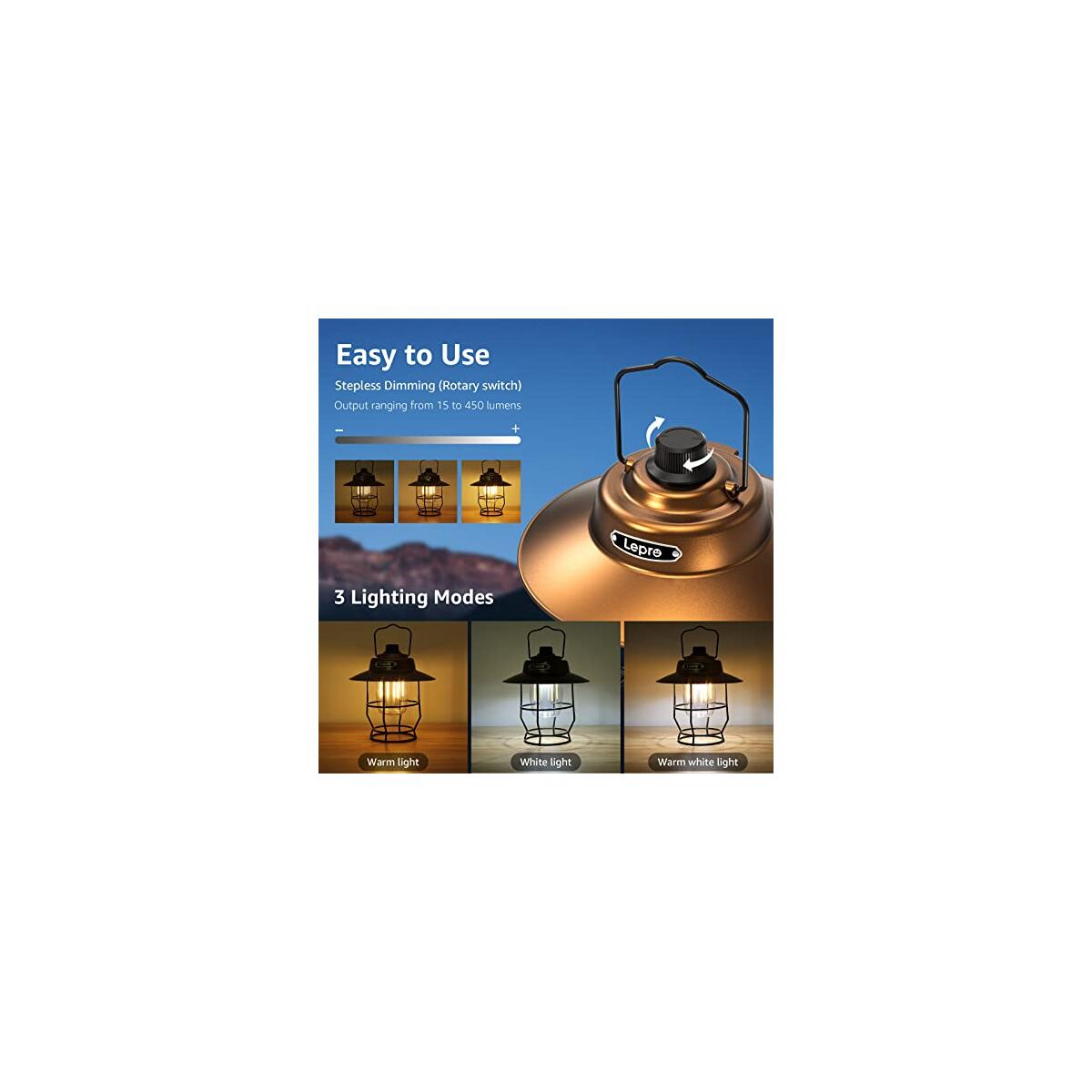 Lepro Vintage Led Camping Promo Codes - RebateKey