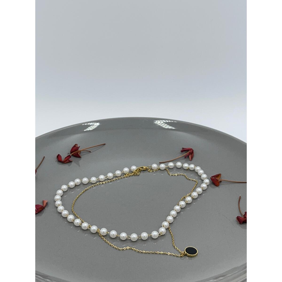 Pearl Beaded Layered Necklace 1 Coupons - RebateKey