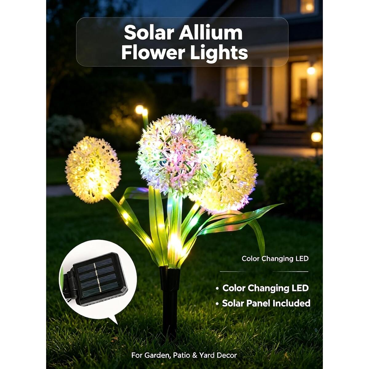 Head Allium Flower Solar Promo Codes - RebateKey