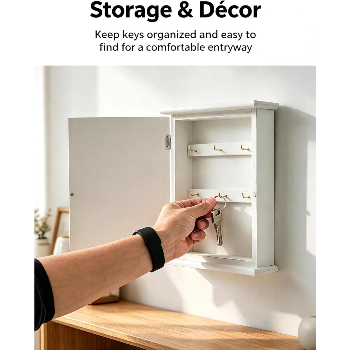 Wooden House Shaped Wall Mounted Key Coupon - RebateKey